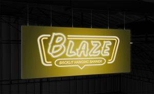 BLAZE LIGHT BOX - Hanging Banner