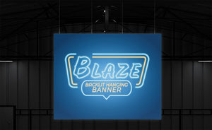 BLAZE LIGHT BOX - Hanging Banner