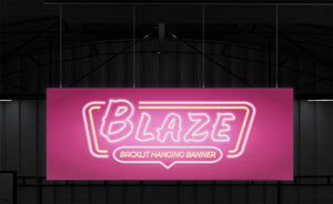 BLAZE LIGHT BOX - Hanging Banner