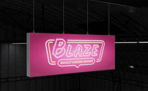 BLAZE LIGHT BOX - Hanging Banner