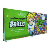 20ft Brillo Lightbox Display