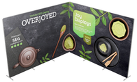 10ft x 7.4ft Overjoyed SEG Double-Sided Display L-Shape Corner - C