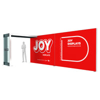 BACKLIT - 20ft X 7.4ft SEGO Backlit Exhibit with Bridge - Configuration CS20