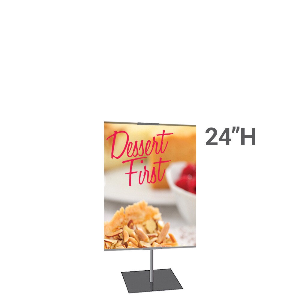 Medium Classic Banner Stand Square Base
