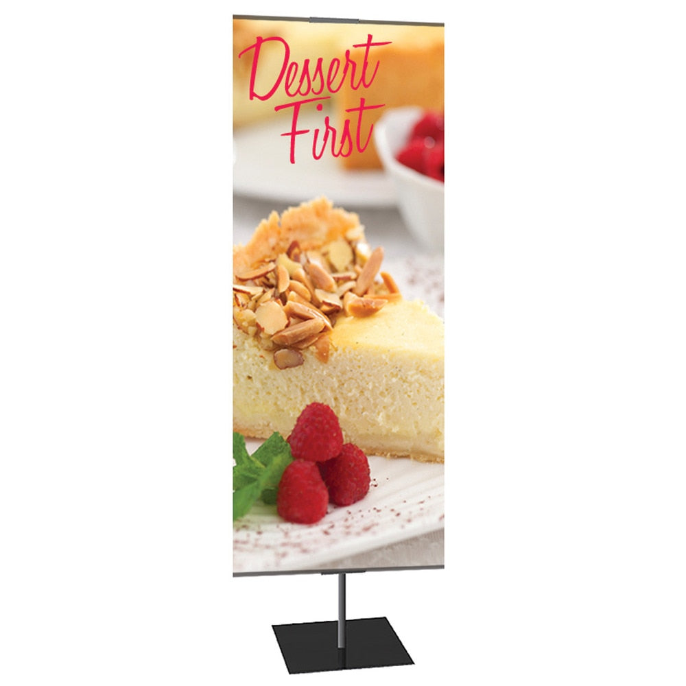 Medium Classic Banner Stand Square Base