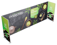 20ft x 7.4ft Overjoyed SEG Double-Sided Display with Side Panels - D