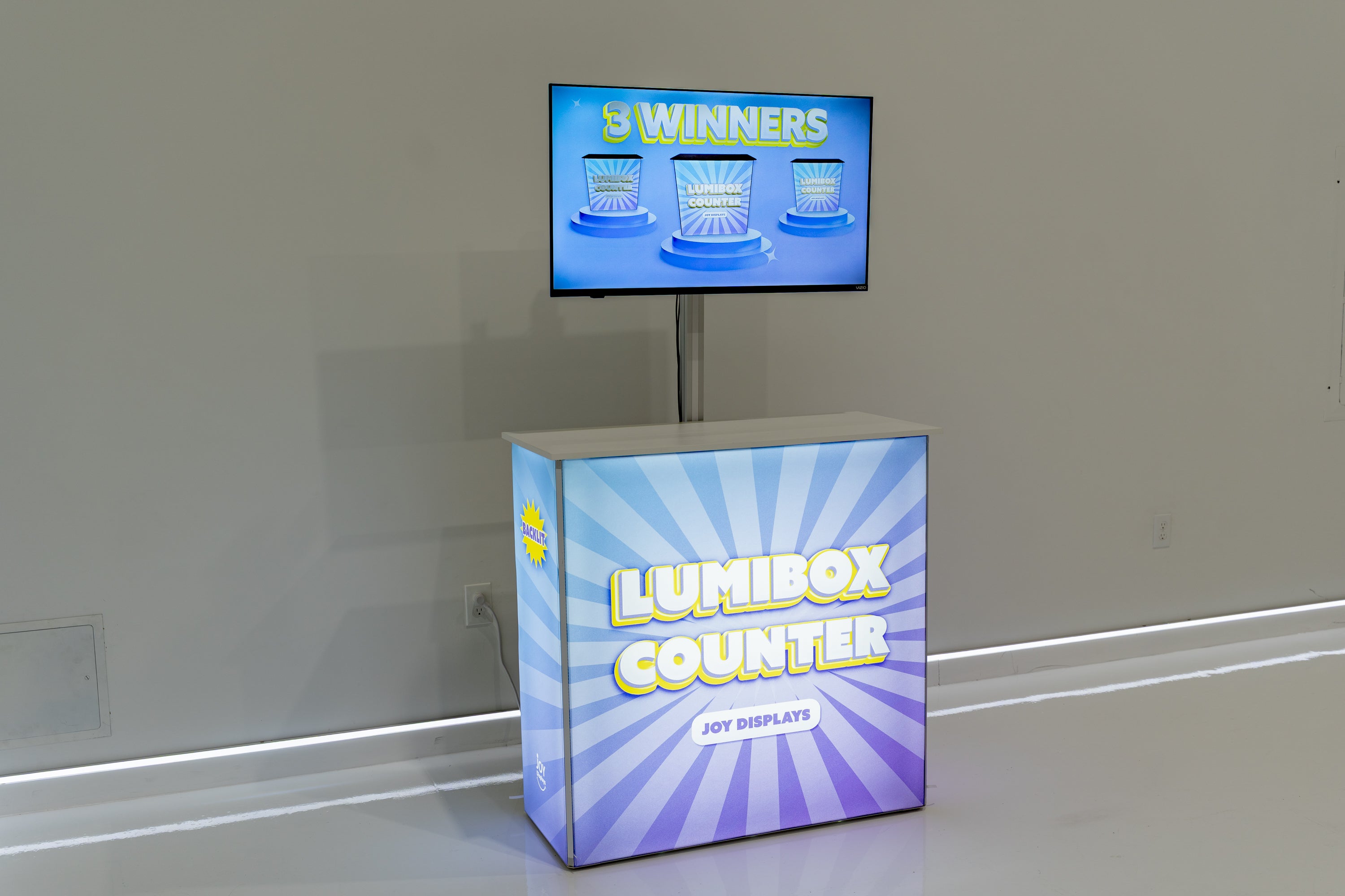 LumiBox Backlit Kisok