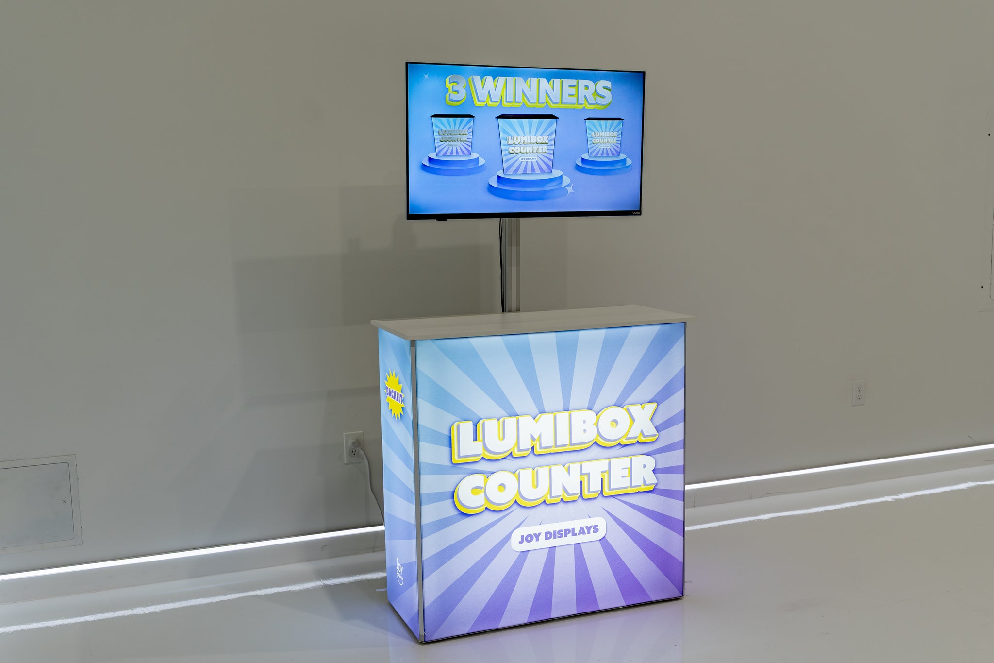 LumiBox Backlit Kisok