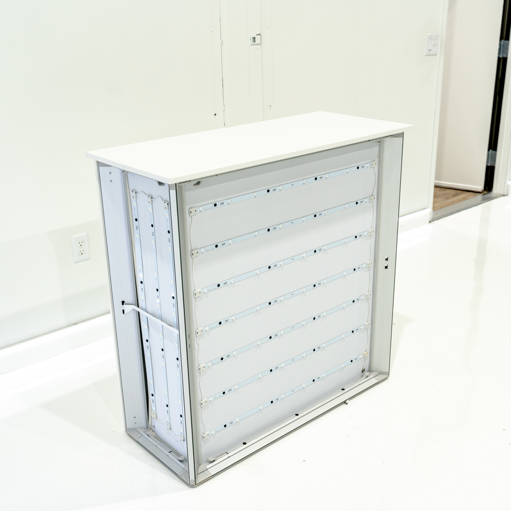 LumiBox Backlit Storage Counter