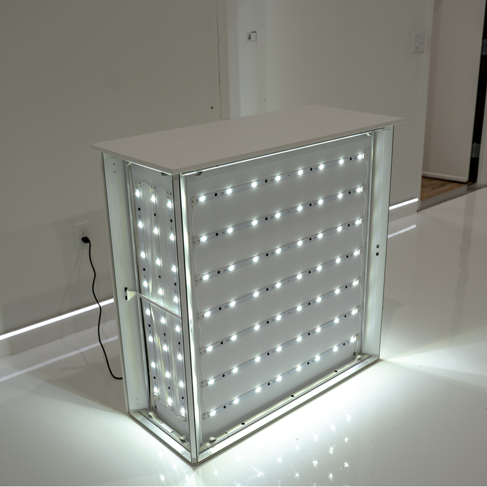 LumiBox Backlit Storage Counter