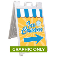  - GRAPHIC ONLY - Signicade Deluxe A Frame - Replacement Graphic