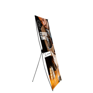 Econom-X Banner Stand Small 24 In.W X 62 In.H Scrim Graphic Package (Stand & Graphic)