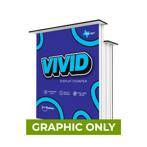 GRAPHIC ONLY - BACKLIT - VIVID Storage Counter - Replacement Graphic