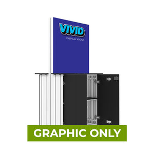 GRAPHIC ONLY - BACKLIT - VIVID KIOSK | DOUBLE COUNTER -Replacement Graphic