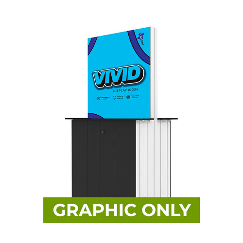 GRAPHIC ONLY - BACKLIT - VIVID KIOSK | DOUBLE COUNTER -Replacement Graphic