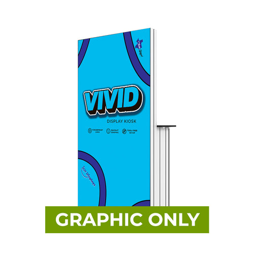 GRAPHIC ONLY - BACKLIT - VIVID KIOSK | SINGLE COUNTER - Replacement Graphic
