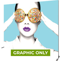 - GRAPHIC ONLY - Vector Frame Rectangle 10 Fabric Banner Display - Replacement Graphic