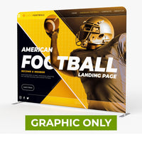 GRAPHIC ONLY - 10ft Straight Tension Fabric Display - Replacement Graphic