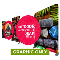  - GRAPHIC ONLY - EZ Tube Connect 20FT Kit J Convention Banner Graphic Packages - Replacement Graphic