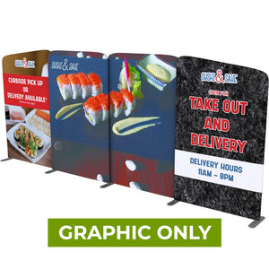 GRAPHIC ONLY - EZ Tube Connect 20FT Kit H Convention Banner Graphic Packages - Replacement Graphic