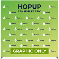GRAPHIC ONLY - Hopup 10ft Straight Extra Tall Tension Fabric Display - Replacement Graphic