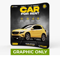  - GRAPHIC ONLY - 8ft Curved Tension Fabric Display - Replacement Graphic