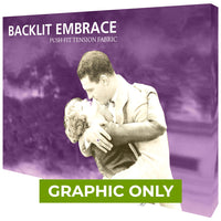  - GRAPHIC ONLY - Embrace 10ft Backlit Full Height Push-Fit Tension Fabric Display - Replacement Graphic