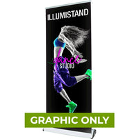  - GRAPHIC ONLY - Illumistand Double Sided Light Up Retractable Banner Stand - Replacement Graphic