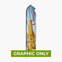  - GRAPHIC ONLY - Econo Feather Flag - Replacement Graphic