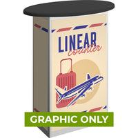 GRAPHIC ONLY - Linear Oval Counter - Replacement Graphic