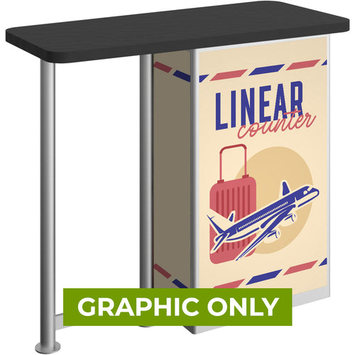 GRAPHIC ONLY - Linear Straight-Leg Counter - Replacement Graphic