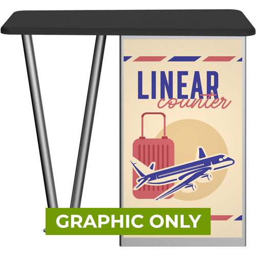 GRAPHIC ONLY - Linear V-Leg Counter - Replacement Graphic