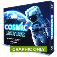 GRAPHIC ONLY - BACKLIT - 10ft. X 89"H Cosmic SEG Replacement Fabric