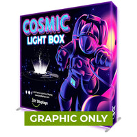 GRAPHIC ONLY - BACKLIT - 8ft. X 89"H Cosmic SEG Replacement Fabric