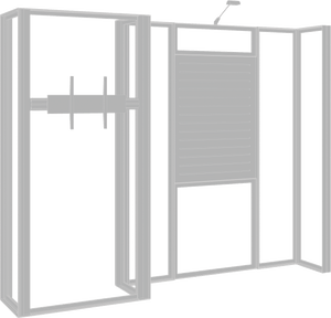 10ft Hybrid Pro 34 Backwall Exhibit