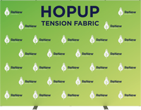 Hopup 10ft Straight Full Height Tension Fabric Display