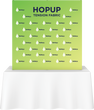 Load image into Gallery viewer, Hopup 5ft Straight Square Tabletop Tension Fabric Display