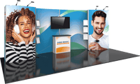 20ft Hybrid Pro 10 Trade Show Exhibit Backwall