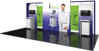 BACKLIT - 20ft Hybrid Pro 11 Trade Show Exhibit Backwall