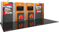 20ft Hybrid Pro 13 Trade Show Exhibit Backwall