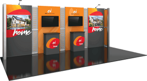 20ft Hybrid Pro 13 Trade Show Exhibit Backwall