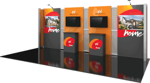 20ft Hybrid Pro 13 Trade Show Exhibit Backwall