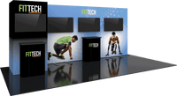 20ft Hybrid Pro 25 Trade Show Exhibit Backwall