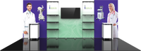 20ft Hybrid Pro 31 Trade Show Exhibit Backwall