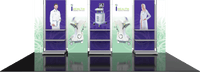 20ft Hybrid Pro 37 Trade Show Exhibit Backwall