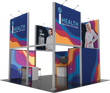 Load image into Gallery viewer, 20X20 Trade Show Exhibit - Island Booth Hybrid Pro 19B