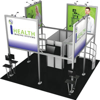 20X20 Trade Show Exhibit - Island Booth Hybrid Pro 19