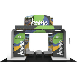 20X20 Trade Show Exhibit - Island Booth Hybrid Pro 20