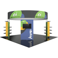 20X20 Trade Show Exhibit - Island Booth Hybrid Pro 32