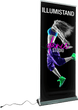 Load image into Gallery viewer, Illumistand Double Sided Light Up Retractable Banner Stand